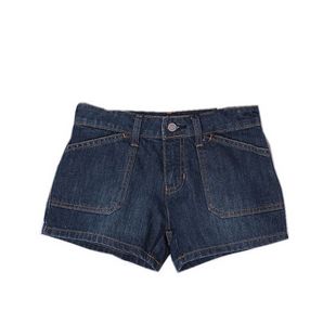 2013 spring and summer denim shorts multi-pocket female loose female shorts