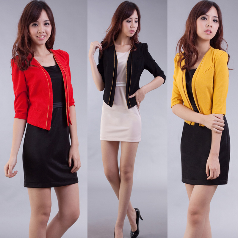 2013 spring and summer fashion ol slim women's work wear twinset gentlewomen one-piece dress skirt