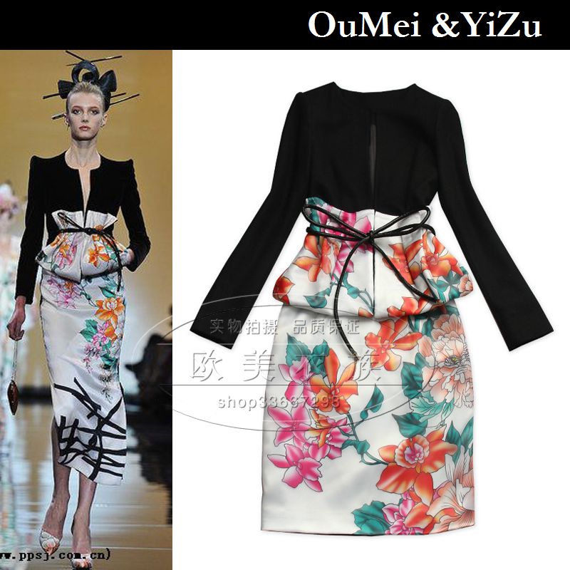 2013 spring and summer fashion women's elegant fashion slim top twinset half-skirt