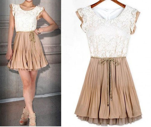 2013 spring and summer new womens Court style Retro Lace Sleeveless vest dress free shipping C579