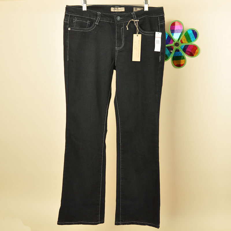 2013 spring and summer women's flare trousers jeans trousers plus size 1t008k (WC001)