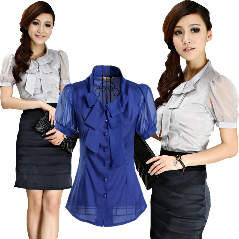 2013 spring and summer women's professional set shirt fish scale skirt all-match slim ol work wear bust skirt