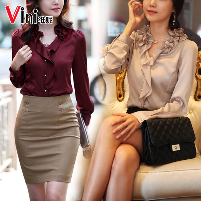 2013 spring and summer women's slim women's formal work wear ol white-collar work wear set dress