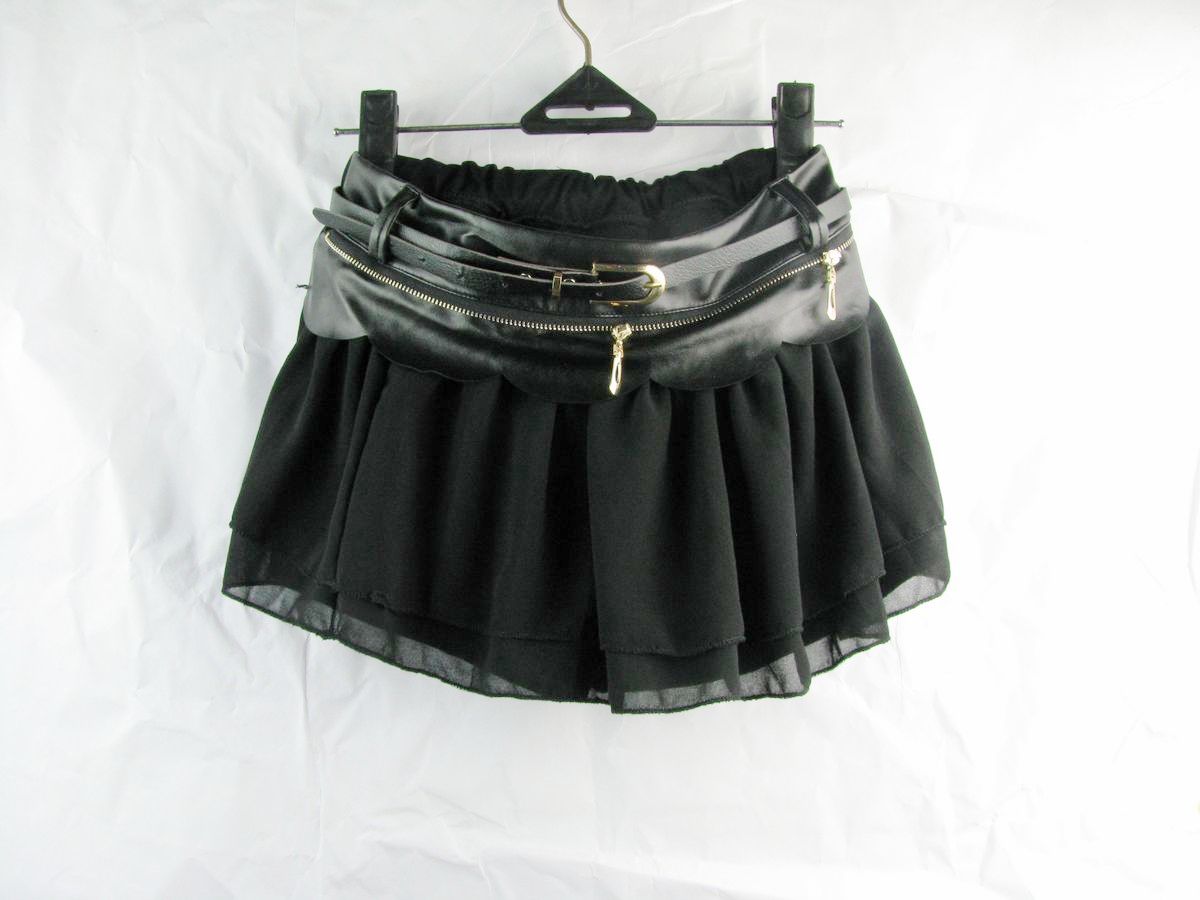 2013 spring chiffon patchwork culottes chiffon skirt bust skirt lace skirt leather skirt