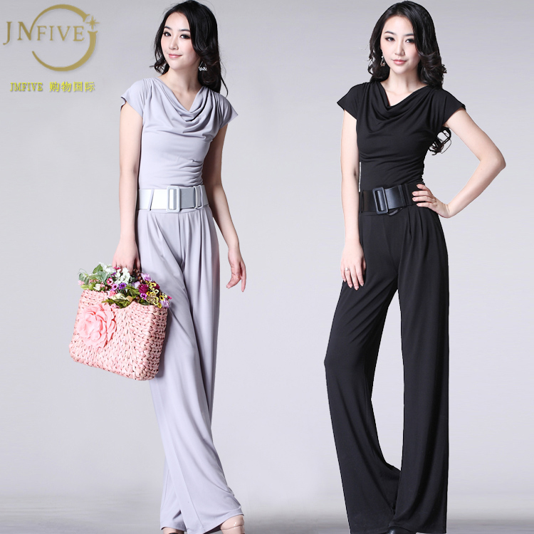 2013 spring clothing new Europe and the United States was thin piece pants wide leg pants