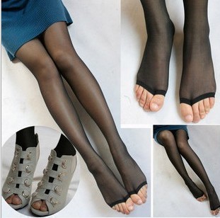 2013 Spring cored wire ultrathin pantyhose wholesale fish head toe socks stockings toe socks