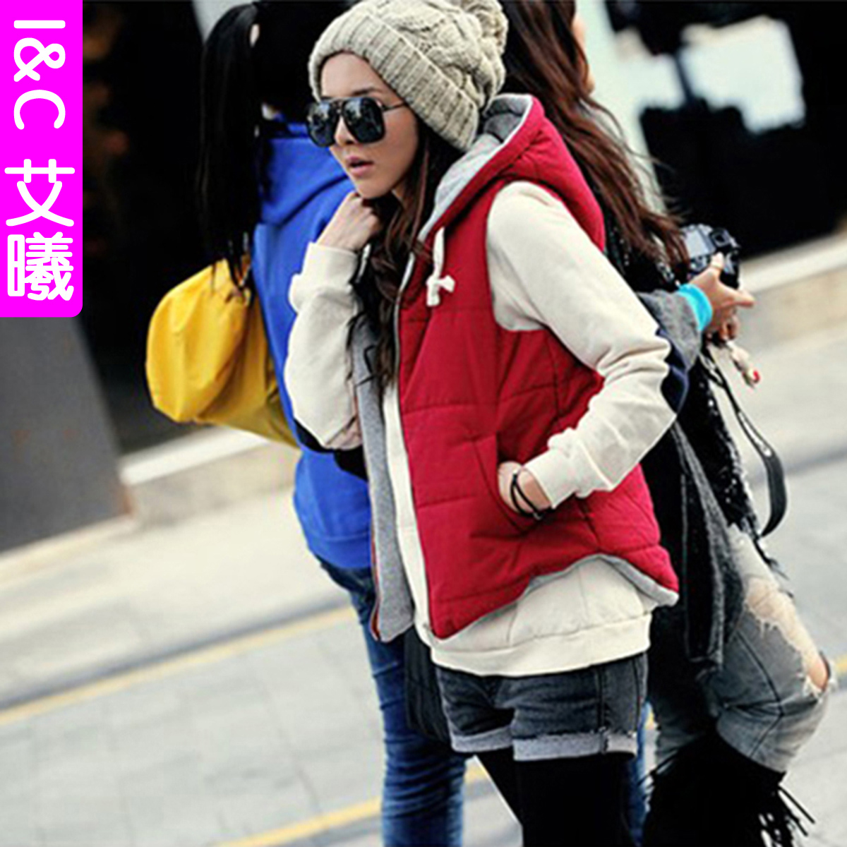 2013 spring cotton vest thin wadded jacket female short design outerwear cotton vest female spring and autumn fashion vest