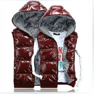 2013 spring down cotton-padded jacket vest male Women lovers cotton vest with a hood vest