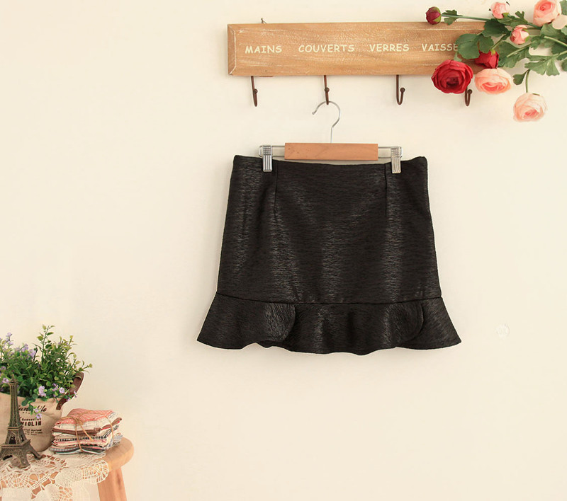 2013 spring fashion all-match vintage leather punk slim hip short skirt basic skirt bust skirt