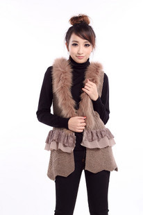 2013 spring fashion elegant lace woven vest cardigan medium-long slim outerwear