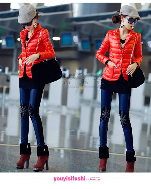 2013 spring fashion flag torx vintage leather pants patchwork black velvet trousers legging