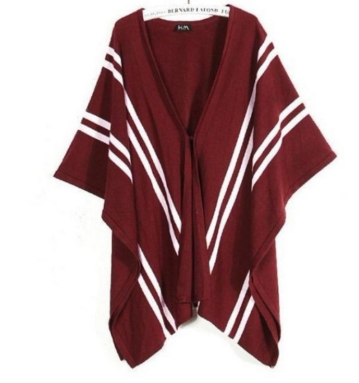 2013 spring fashion loose women's batwing sleeve cape cardigan outerwear female medium-long sweater