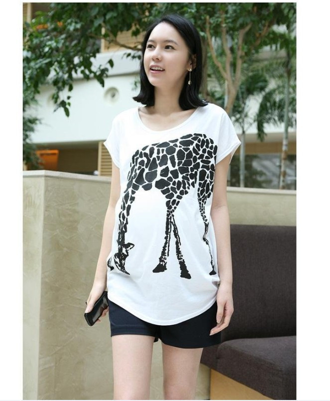 2013 spring fashion maternity clothing maternity t-shirt summer mm plus size basic shirt short-sleeve 815 Maternity tops