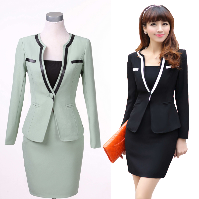 2013 spring fashion set skirt women's work wear piece set work wear overalls