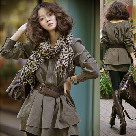 2013 spring faux leather velvet elegant casual o-neck long-sleeve dress slim casual one-piece dress