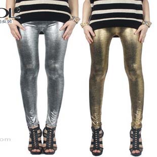 2013 spring female matt PU faux leather ankle length legging plus size lengthen