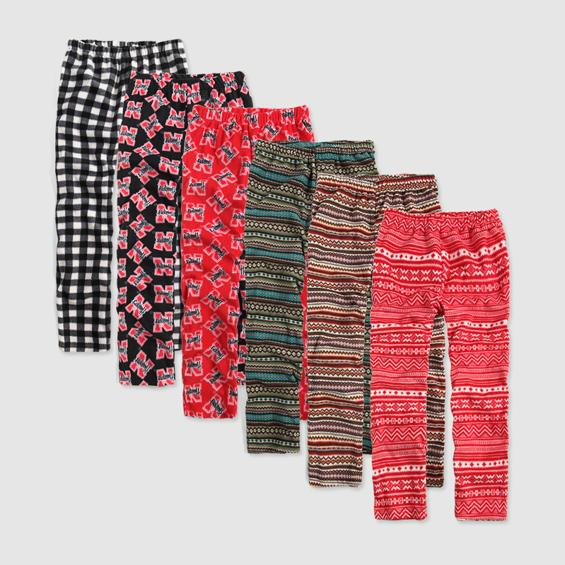 2013 spring male women's polar fleece fabric men's clothing at home casual trousers plaid pajama pants lovers design