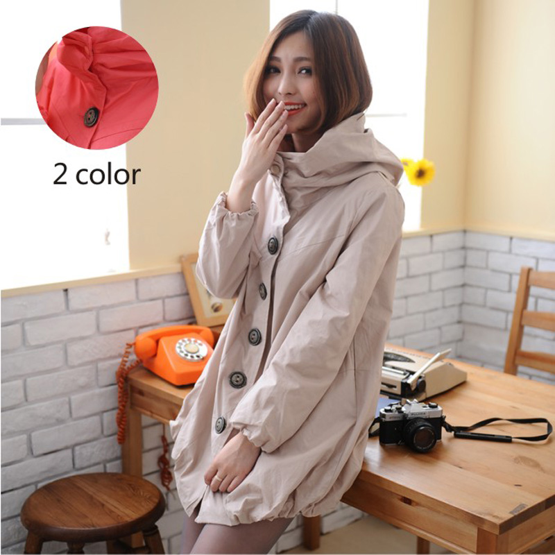 2013 spring maternity clothing autumn and winter spring and autumn fashion maternity outerwear top stand collar cardigan trench