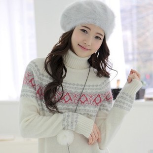 2013 spring new arrival fashion turtleneck long design women's sweater long design sweater