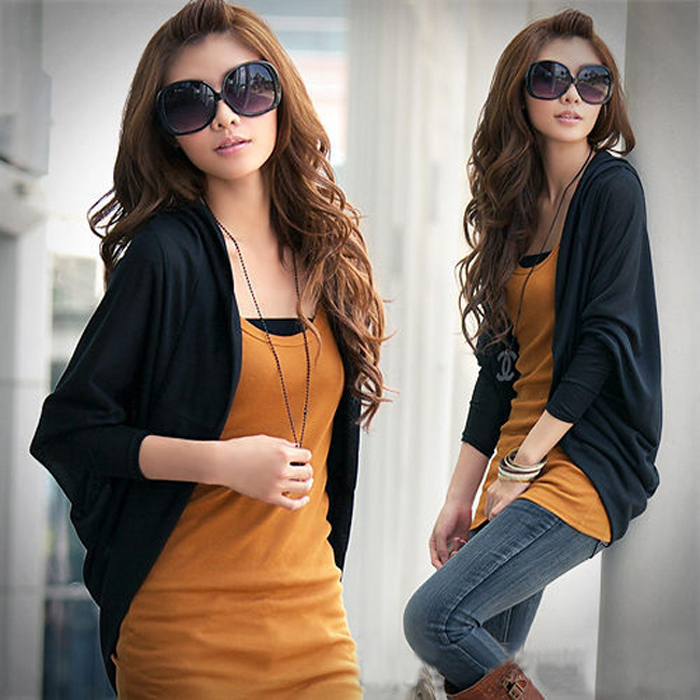 2013 spring new arrival women's loose short jacket casual cardigan female cape outerwear female