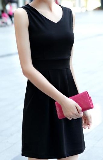 2013 spring one-piece dress women's summer V-neck slim all-match fashion basic skirt