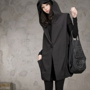 2013 spring outerwear long design hooded vest fashionable casual vest women's