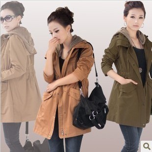 2013 spring overcoat women's trench women's sweet slim trench outerwear