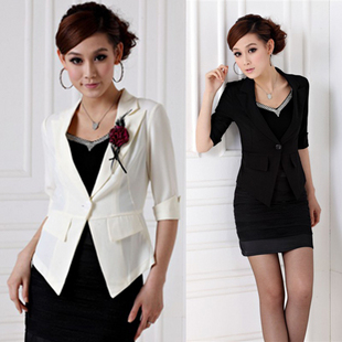 2013 spring professional set women's fashion ol formal work wear set spring and autumn half sleeve skirt