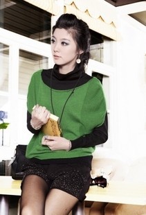 2013 spring rabbit hair sweater plus size fashion twinset sweater female