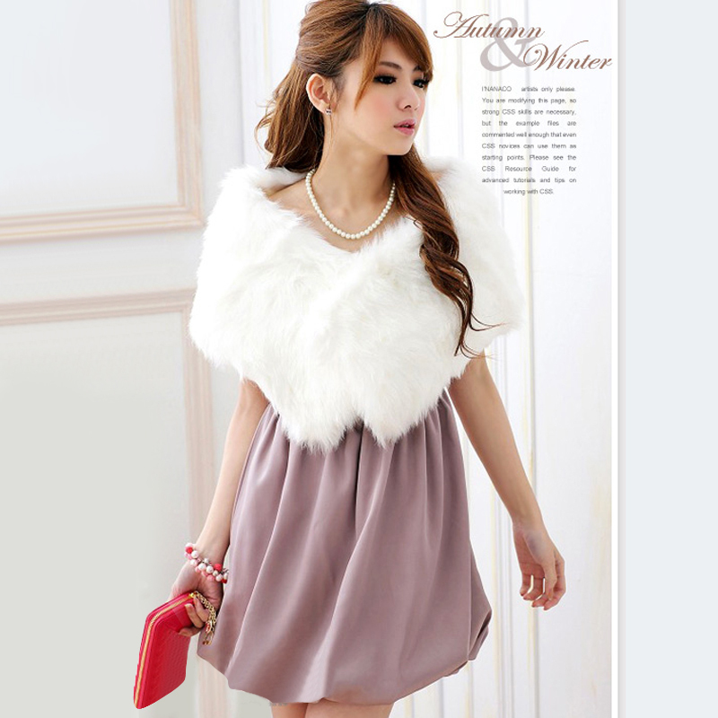 2013 spring sexy luxury faux all-match Women bride cape coat waistcoat