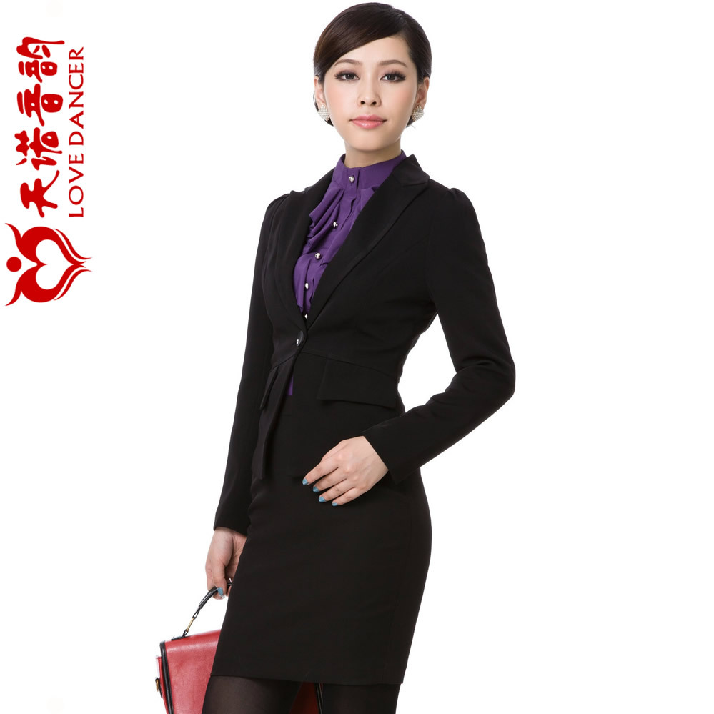 2013 spring short design slim blazer coat female work set