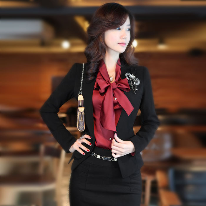 2013 spring suit piece set work wear formal sz ol career dress set tooling female work wear