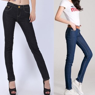 2013 spring summer thin jeans women's skinny pants pencil pants trousers slim hip female trousers free shipping