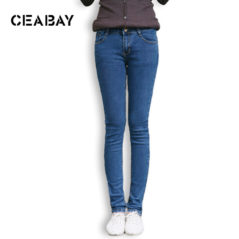 2013 spring thin jeans female skinny pants pencil pants tight-fitting light blue jeans