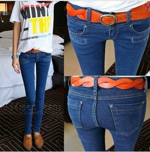 2013 spring tight jeans women's slim pencil skinny pants trousers