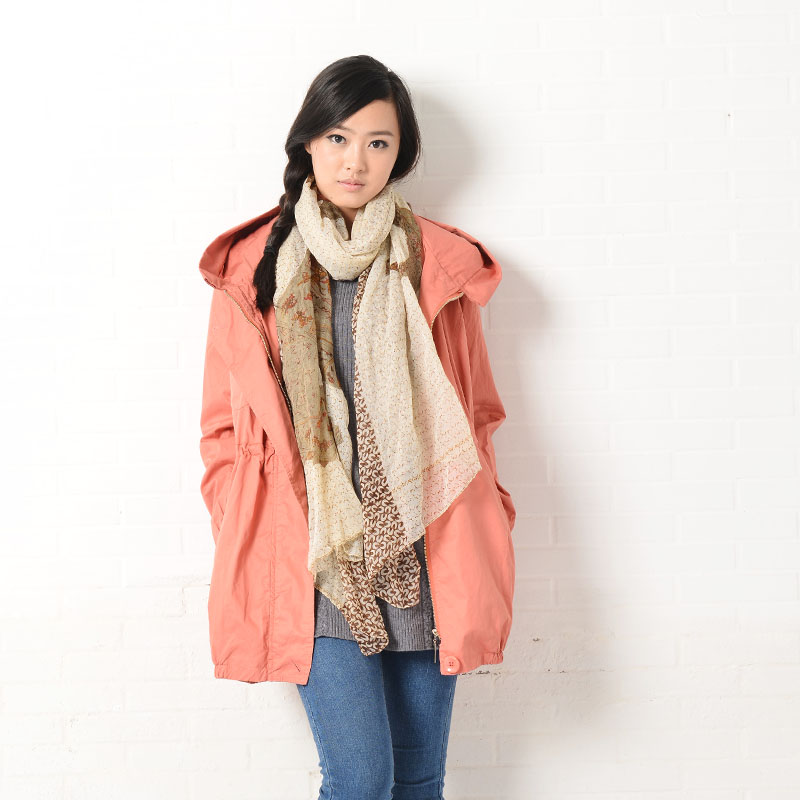 2013 spring trench plus size clothing JNBY outerwear