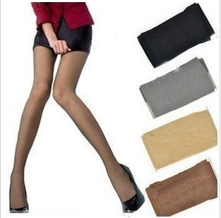 2013 Spring Undifferentiated black nylon pantyhose velvet backing stockings Free shipping