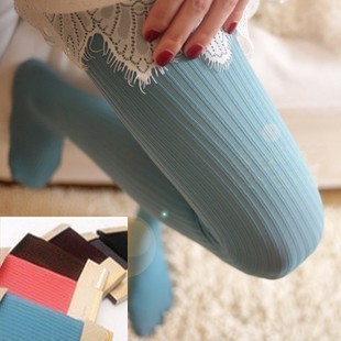 2013 spring vertical stripe stocking autumn and winter pantyhose stockings socks legging socks