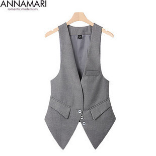 2013 spring vest small vest fashion sleeveless waistcoat vest outerwear suit vest female spring and summer