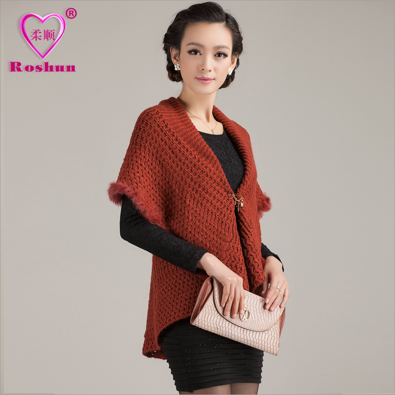 2013 spring women cardigan elegant cape outerwear sweater cloak