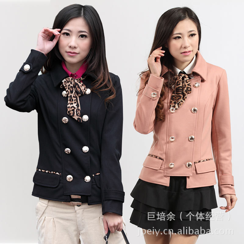 2013 spring women's fashion elegant female slim double breasted coat long-sleeve ys41201204