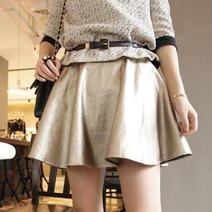 2013 spring women's new arrival bag puff skirt bust skirt basic leather skirt