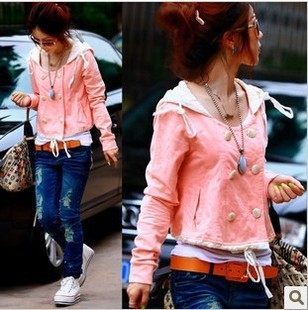 2013 spring women's outerwear cardigan coat female spring and autumn short jacket female spring and autumn small Free Shipping