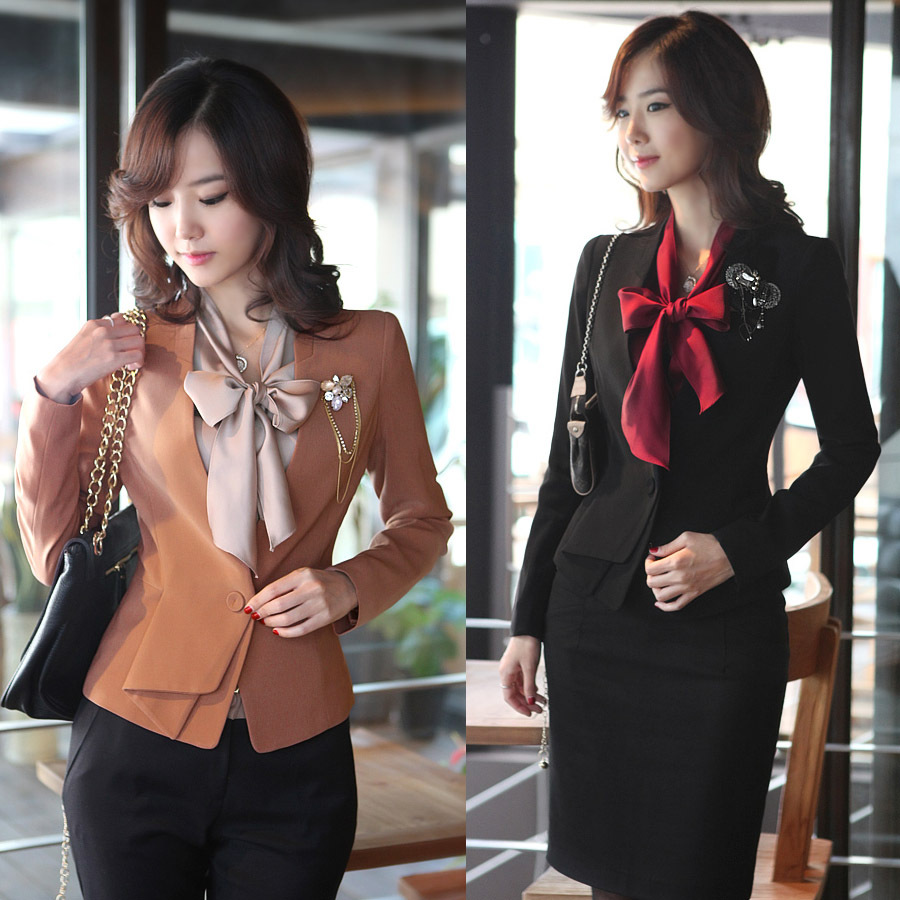 2013 spring women's skirt set slim suit corsage gentlewomen ol bust skirt