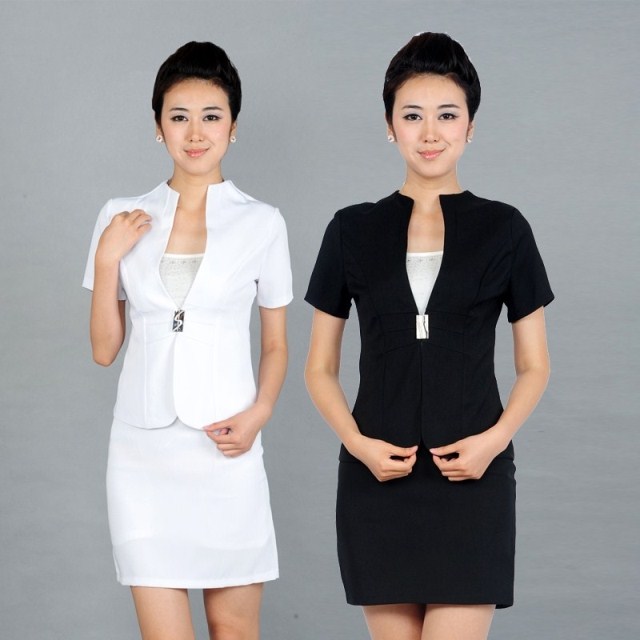 2013 stewardess uniforms work wear set skirt work wear ol fashion women's slim formal