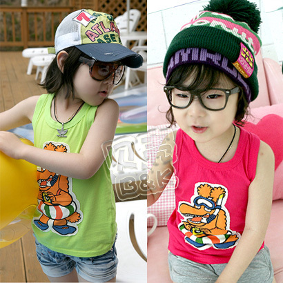 @ 2013 summer boys clothing girls clothing baby vest tx-0946