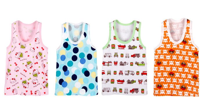 2013 summer boys girls tank tops fit 1-4yrs baby 100cotton cheap vest desing ramdom delivery 1806 free shipping