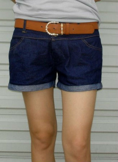 2013 summer casual basic boot cut jeans loose mm plus size the trend of female denim shorts