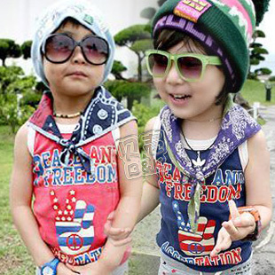 2013 summer cup boys clothing girls clothing baby vest tx-0412