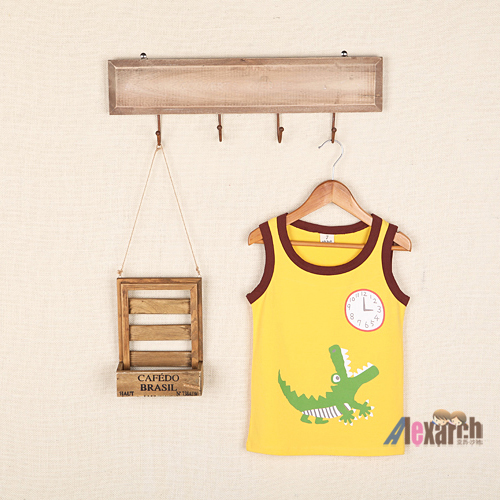 2013 summer girls clothing boys clothing senior 100% cotton block color child vest kr661